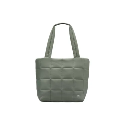 lululemon Нейлоновая сумка стандартная унисекс серого цвета с эвкалиптом