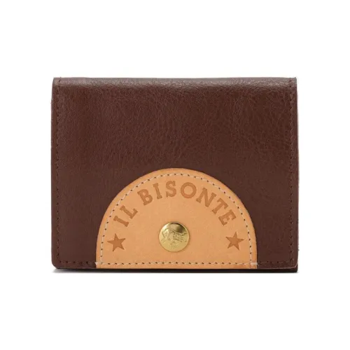 Il Bisonte Кошелек из коровьей кожи женский коричневый