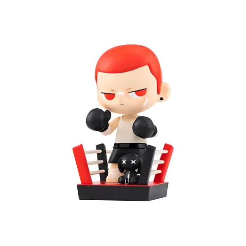 POP MART Коллаборация Кубо Нокдаун PTS Бокс Прозрачный Слепой Бокс на Карточке 9см