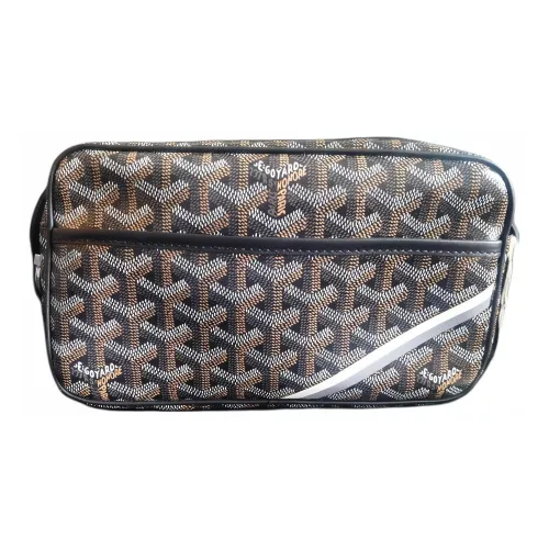 GOYARD Кепка Vert Холст Кожа Сумка через плечо Унисекс Черный