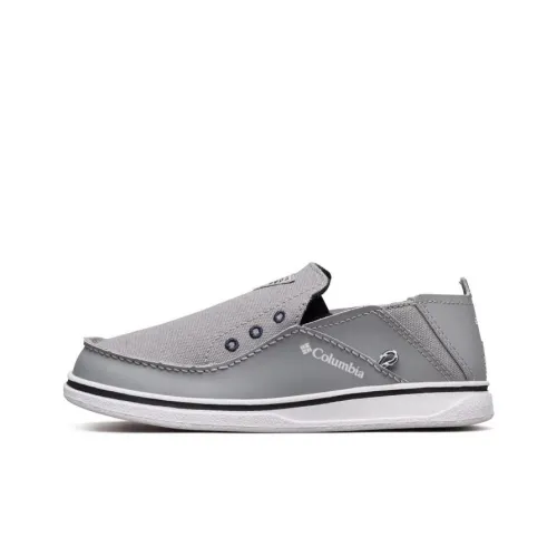 Columbia Bahama Slip-resistant Abrasion-resistant Lightweight Kids Lifestyle Shoes Gray Teenagers Колумбия Bahama противоскользящие устойчивые к истиранию легкие детские повседневные туфли серого цвета для подростков