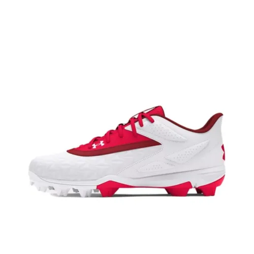 Under Armour Leadoff Slip-Resistant Abrasion-Resistant Low-Top Training Shoes Men's Red White Утерщипостойкие абразионные низкие кроссовки для тренировок бренда Under Armour Leadoff мужские красные и белые