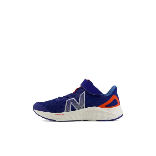 New Balance NB Свежий Foam Arishi V4 Устойчивый к истиранию Дышащий Низкий Топ Детская Беговая Обувь Синий Детский