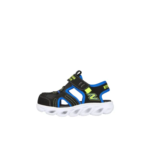 Skechers Lights Hypno Splash Низкий Топ Обувь для малышей Черный Синий Infant And Toddler