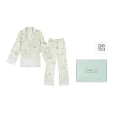 [Подарочная коробка комплект] Jingzhi Цветочный дизайн Плюшевый женский комплект