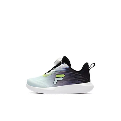 FILA KIDS BOA Slip-resistant Abrasion-resistant Low Top Детские тренировочные кроссовки Черные для детей 3-7 лет