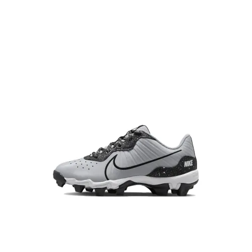 Nike Alpha Huarache 4 Slip-Resistant Abrasion-Resistant Детские Тренировочные Кроссовки Серый Черный Малыш