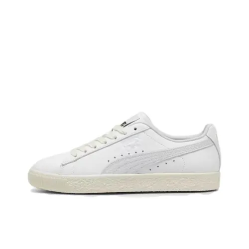PUMA Clyde Low Топ Скейтборд Кроссовки Унисекс Белый