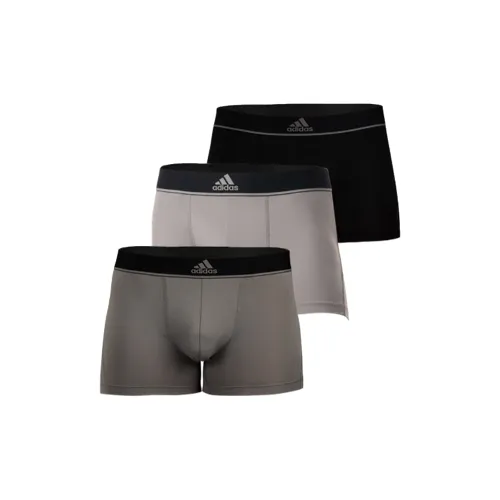 Adidas 3 упаковки Темно-серый + Светло-серый + Черный мужские боксер-шорты