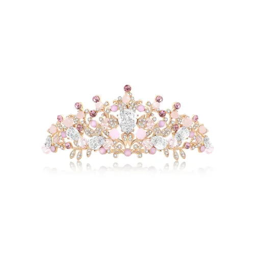 ZANC Сплав с цирконом ободки для волос женские розовый