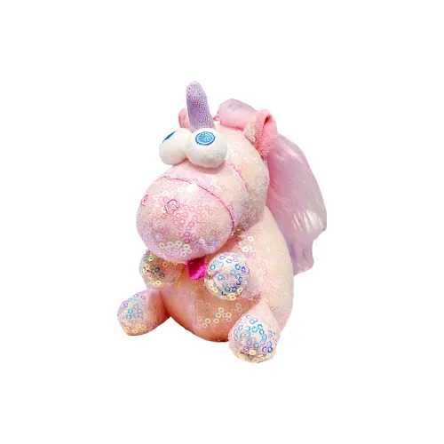 77 SEVEN DREAM Sequins Unicorn Rainbow Angel Pony Брелок Кукла Plush Подвеска 13 см Высота