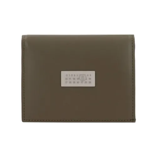 MM6 MAISON MARGIELA Кошелек из коровьей кожи женский оливково-зеленый