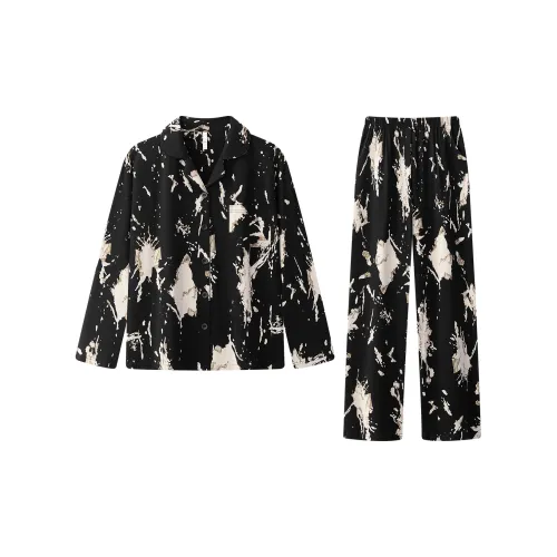 Gongdie Пижамный комплект женский черный