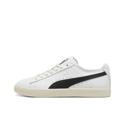PUMA Clyde Low Топ Кроссовки для скейтбординга Унисекс Экрю