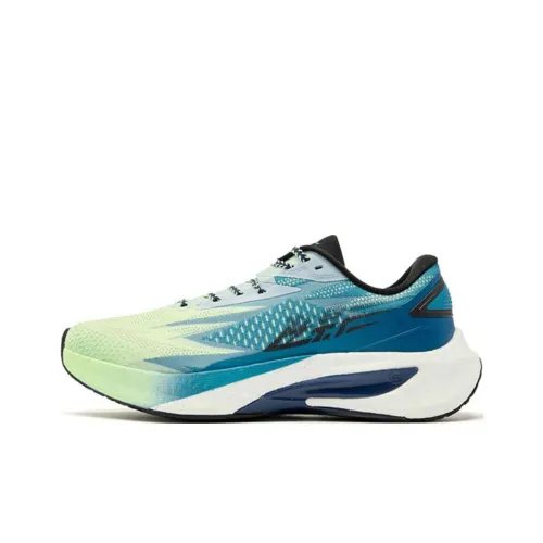 QIAODAN Flying Shadow 4,0 Покрытие Oтскок Противоскользящий Низкий Топ Марафон Беговые кроссовки Мужской Зеленый синий