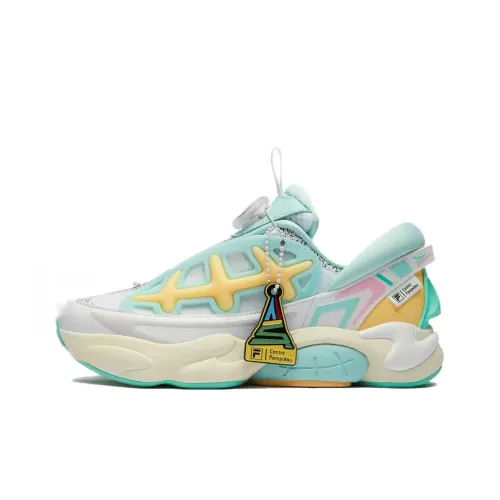 FILA KIDS Беговые кроссовки Low Top FILA Белый/Бирюзовый Школьный возраст