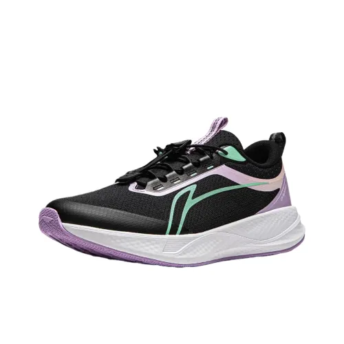 LINING YOUNG Дышащие Низкие Кроссовки для Беговых Занятий для Детей Розовые