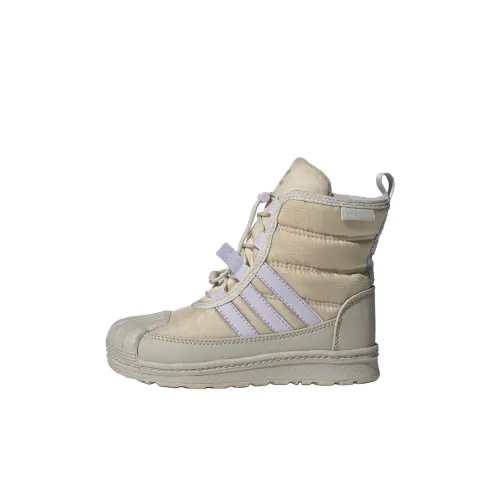 Adidas Originals SUPERSTAR 360 2,0 Высокие детские ботинки бежевые для детей от 3 до 7 лет