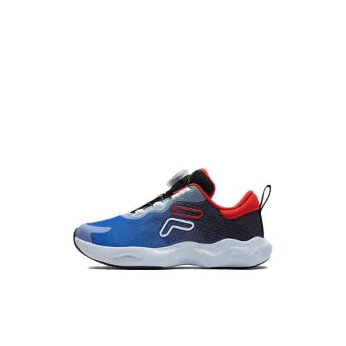 FILA KIDS Cloud Travel 2nd Generation Детские кроссовки для тренировок Низкий топ Морской синий/Черный Дошкольный