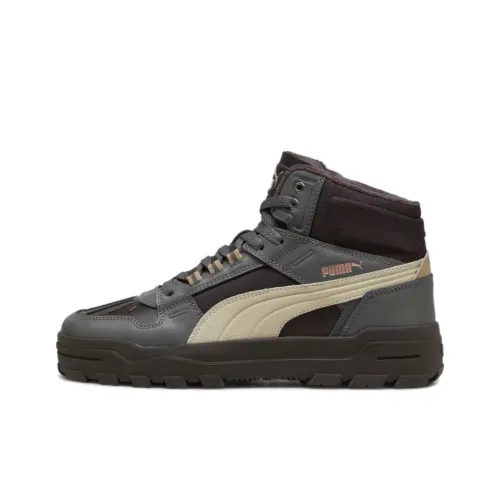 PUMA REBOUND Casual High Top Черный Серый Цвет Унисекс