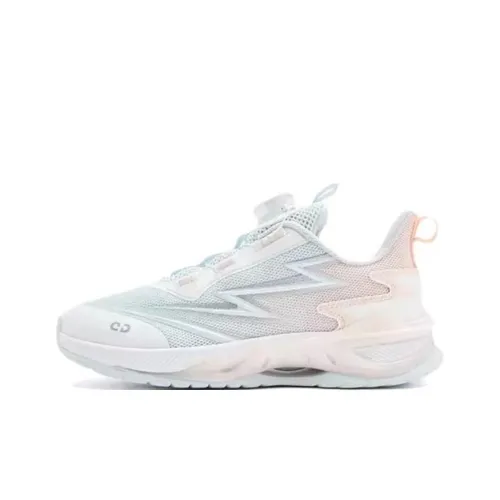 QIAODAN Детская беговая обувь Low Top Dream Blue/Cloud Pink для школьного возраста