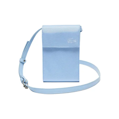LACOSTE Nylon Одно Плечо Через Плечо Чехол для Телефона Мужской Светло-Синий