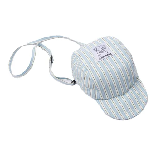 GOOD FOR NOTHING Хлопок Шапки и Кепки Сумка Сумка через плечо Маленькая Женская Светло-синяя Полосатая