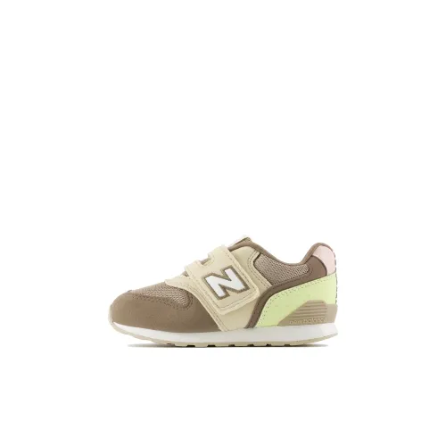 New Balance совместная низкая обувь для малышей цвет экрю для новорожденных и малышей