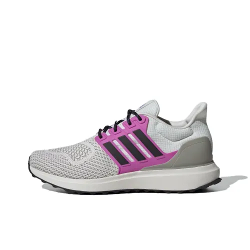 Adidas UBOUNCE DNA Противоскользящий устойчивый к истиранию низкий топ повседневная обувь женский серый фиолетовый