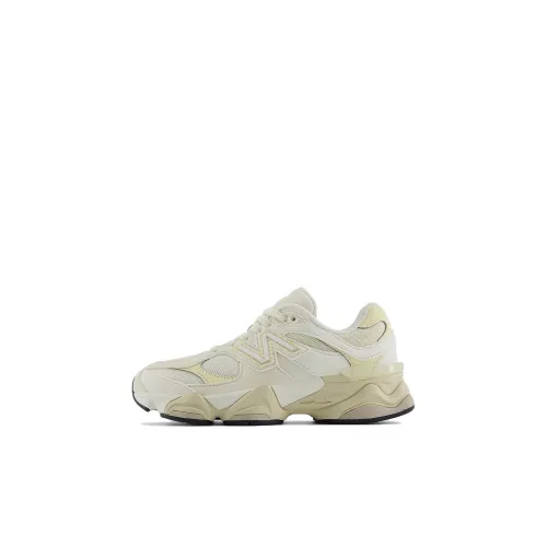New Balance NB 9060 Устойчивые к истиранию низкие детские беговые кроссовки цвет экрю