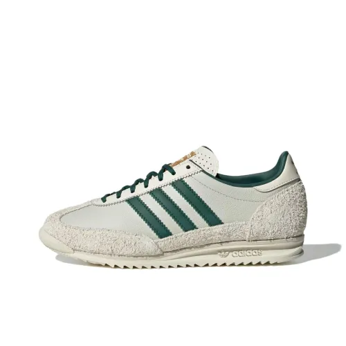 Adidas Originals SL 72 Противоскользящий Устойчивый к истиранию Низкий Топ Casual Женский Бежевый Зеленый