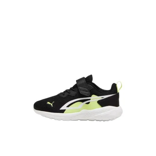 PUMA All Day Active Детская беговая обувь Низкий топ Черный Желтый Kids