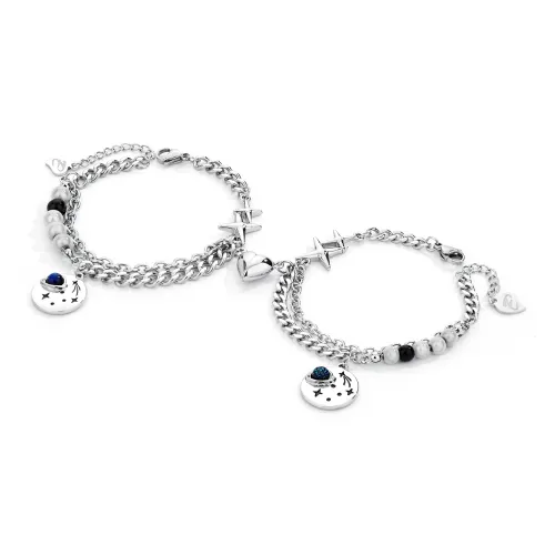 ENFANTIN Титановая сталь Лунный камень Акриловые браслеты Унисекс