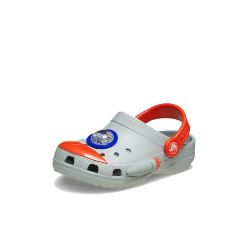 Детские Crocs Дышащие Домашние Тапочки Призрачный Серый