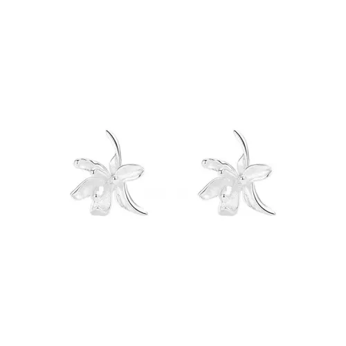 Серьги-гвоздики из стерлингового серебра 925 пробы Floating Joy медные женские