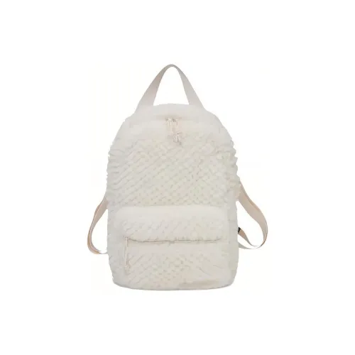Конверс Artificial Fur Backpack Standard Unisex Milk White