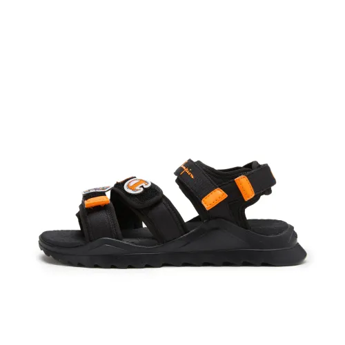 Champion Kids Slip-resistant Abrasion-resistant Children's Sandals Black Teenagers Чемпион Кидс Противоскользящие Устойчивые к истиранию Детские Сандалии Черные Подростки
