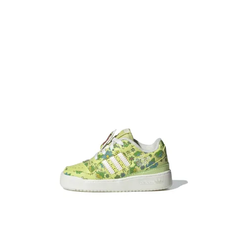 Disney x Adidas Originals Forum Low Топ Обувь для малышей Имбирно-желтый Infant And Toddler