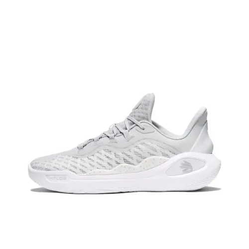 Under Armour Curry 11 противоскользящие устойчивые к истиранию низкий топ баскетбольные кроссовки унисекс серый белый