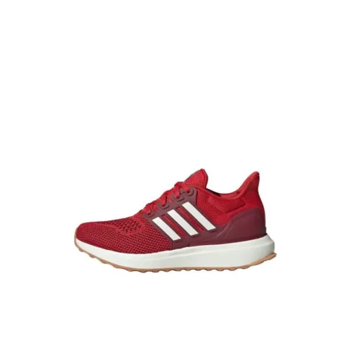 Adidas UBOUNCE DNA Slip-resistant Abrasion-resistant Low Top Kids Lifestyle Shoes Red Kids Adidas UBOUNCE DNA Противоскользящий Устойчивый к истиранию Низкий Топ Детские Лайфстайл Обувь Красный Детский