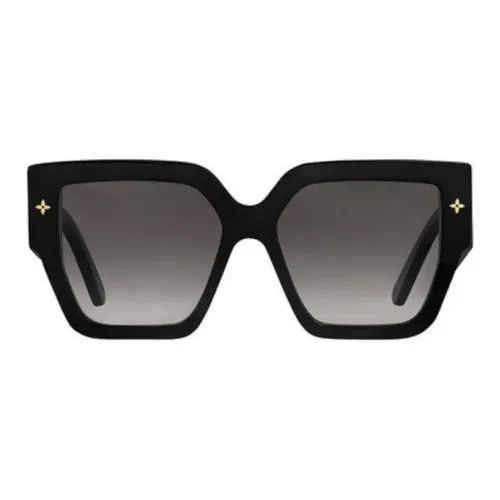 LOUIS VUITTON Квадратные солнцезащитные очки женские черные