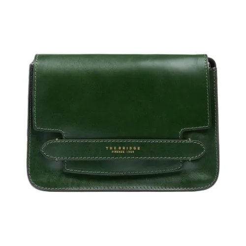 THE BRIDGE Сумка через плечо из кожи женская зеленая