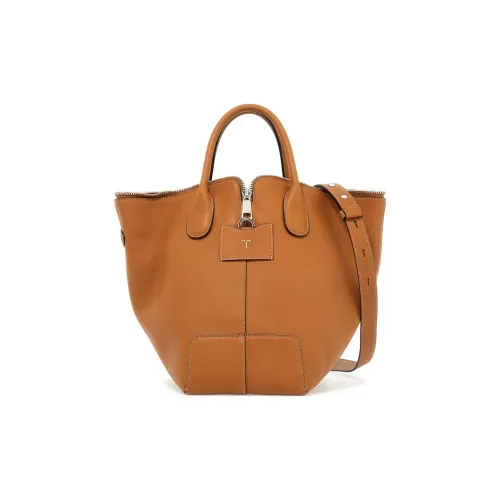 TOD'S DI Телячья кожа Сумка через плечо Сумка среднего размера Женская Апельсин