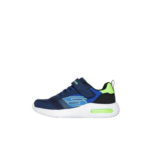 Skechers Kids Противоскользящие амортизаторы низкие топ детские беговые кроссовки синий детский