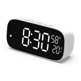 Белый [Два набора будильника + обратный отсчет + температура и влажность]