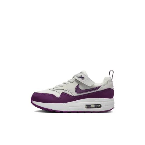 Nike Air Max 1 Low Топ Детские беговые кроссовки Розовый Children Aged 3-7 лет