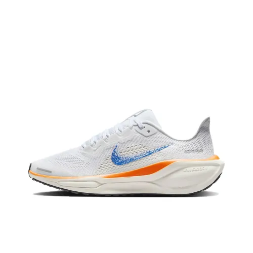 Nike Pegasus 41 Low Топ Детская Беговая Обувь Белый Синий и Оранжевый