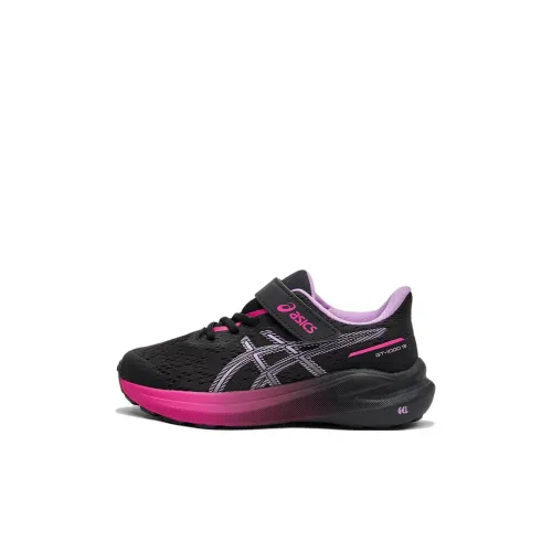Asics GT 1000 13 Поддержка Отскок Дышащий Низкий Топ Детские Беговые Кроссовки Черный Children Возраст 3-7 Лет