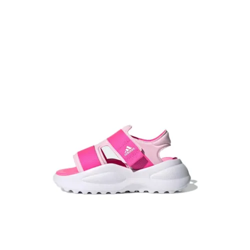 Adidas Mehana Slip-resistant Abrasion-resistant Children's Sandals Pink White Children's