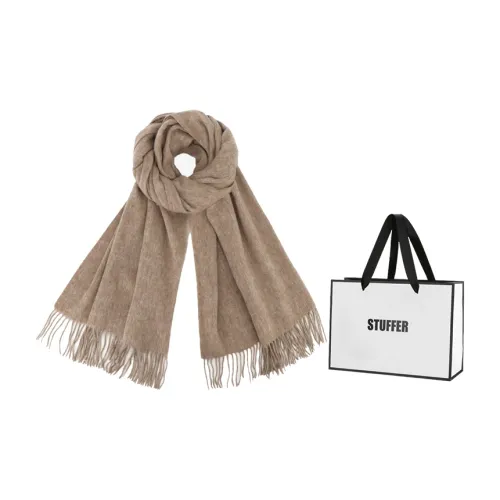 STUFFER 100% шерсть Вязаные шарфы Унисекс